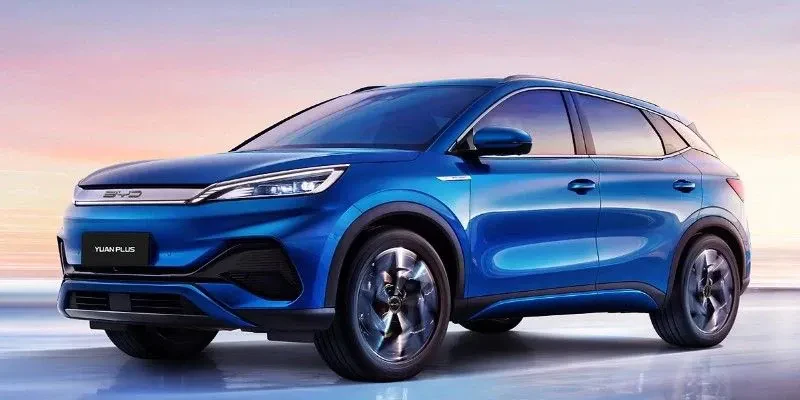 carro BYD Yuan Plus disponível para test drive no Recompra Garantida da BYD Vitória Motors